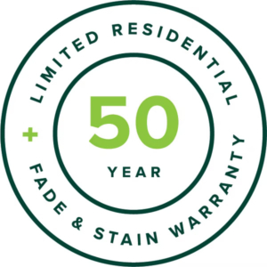 warranty seal limited fadestain 50yrs cmyk color 1